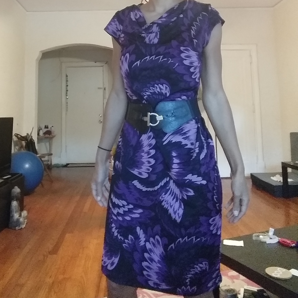 Brookhurst dark floral dress